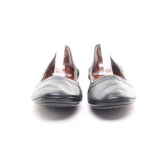 Lucky Brand Women's Leather Ballet Flats โข 7.5 โข Black - Picture 5 of 16